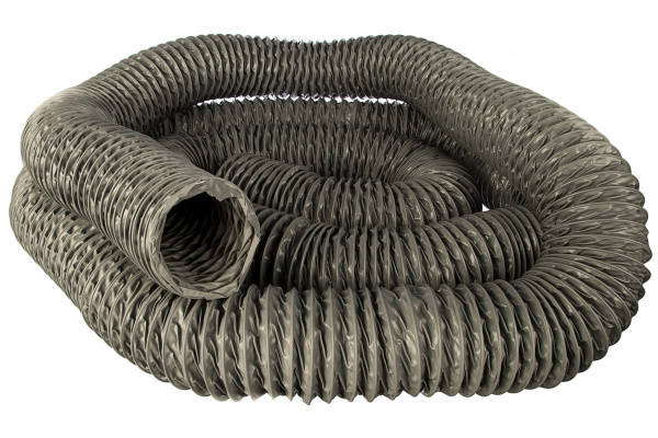 Серый универсальный шланг ПВХ длиной 10м, d 100мм, стенка 0,3мм JET PVP300.100.10