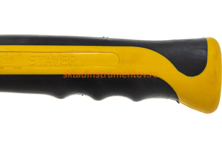 Молоток-кирочка STAYER STRIKE Professional КАМЕНЩИКА 600г цельнометаллический 20165