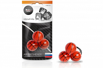 Подвесной ароматизатор Airline Баскетбол черный лед AFBB130