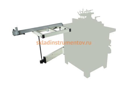 Расширение подвижного стола с телескопической опорой (450х1050 мм) JET 10000791