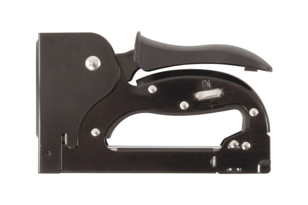 Степлер для узких скоб КУРС черный 32095