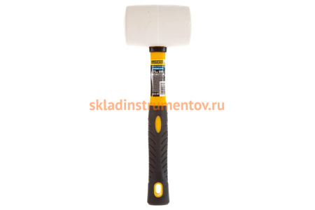 Резиновая белая киянка с фибергласовой ручкой 680г STAYER PROFI 20533-680
