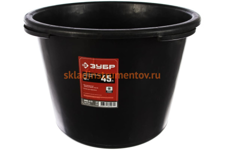 Строительная пластмассовая кадка Зубр ЭКСПЕРТ 06095-45_z01