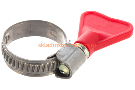 Хомуты Зубр ЭКСПЕРТ Бабочка из нержавеющей стали с накатной лентой НЛ-9, 16-25 мм, 200 шт 37835-16-25-200