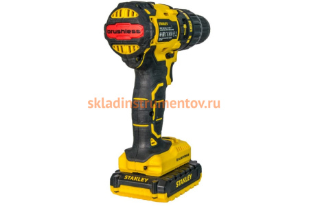 Бесщеточная ударная дрель-шуруповерт Stanley SBH20S2K