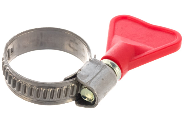 Хомуты Зубр ЭКСПЕРТ Бабочка из нержавеющей стали с накатной лентой НЛ-9, 16-25 мм, 200 шт 37835-16-25-200