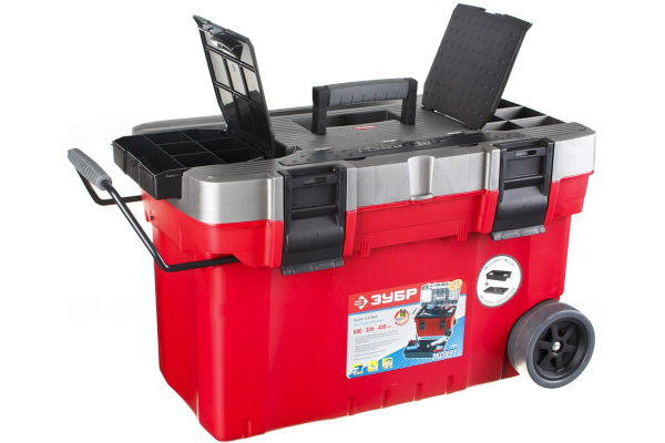 Ящик-тележка пластмассовый для инструмента "ЭКСПЕРТ" 27" Зубр 38130-27