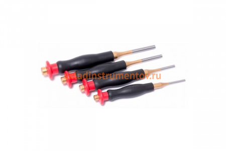 Набор выколоток с эргономическими рукоятками, 4 предмета ROCKFORCE RF-6049