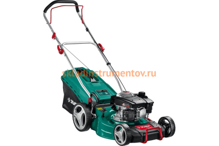 Бензиновая газонокосилка ЗУБР 460 мм, 4.5 л.с. ГБ-460