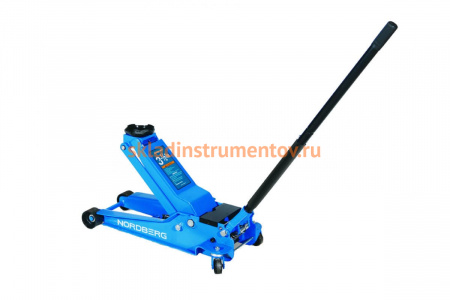 Низкопрофильный подкатной домкрат с резиновой насадкой 3.5 т NORDBERG N32035