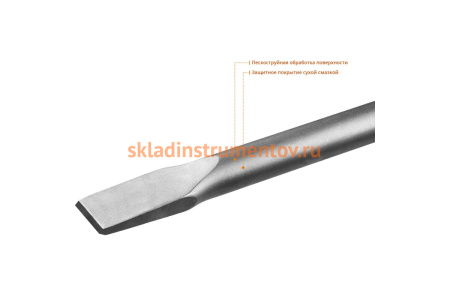 Зубило плоское 35х600 мм ПРОФЕССИОНАЛ Зубр 29375-35-600