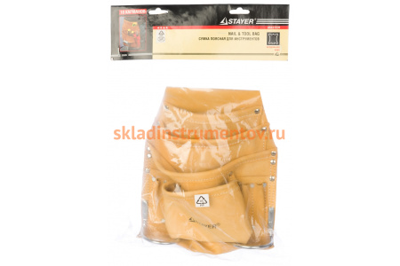 Сумка поясная 8 карманов для ручного инструмента Stayer 38505