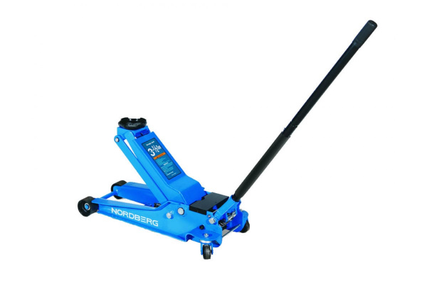 Низкопрофильный подкатной домкрат с резиновой насадкой 3.5 т NORDBERG N32035