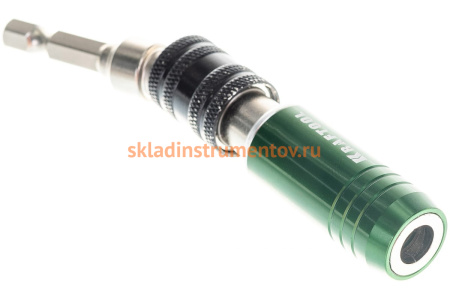 Адаптер шарнирный угловой для бит с магнитным держателем крепежа (100 мм) KRAFTOOL 26761-100