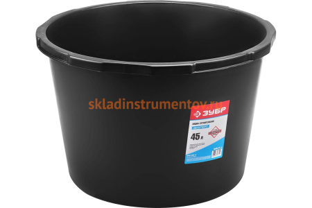 Строительная пластмассовая кадка Зубр ЭКСПЕРТ 65 л 06095-65_z01