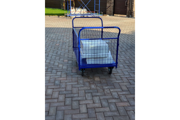 Тележка RUSKLAD платформенная с сетчатыми бортами  ТС 5 (700x1200) d160мм Тележка RUSKLAD платформенная с сетчатыми бортами  ТС 5 (700x1200) d160мм