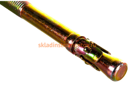 Клиновой анкер Зубр М16 х 200 мм, 6 шт, желтопассивированный 302032-16-200