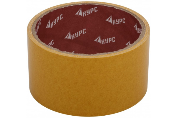 Двусторонняя клейкая лента КУРС 48мм х 5м 11806