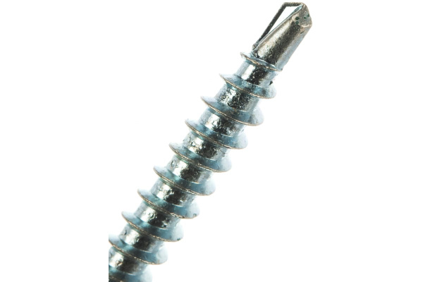 Саморезы Зубр для крепления кровельных материалов к деревянной обрешетке, цвет RAL 6005 зеленый насыщенный, оцинкованный, 4,8x60мм, 1000шт 4-300310-48-060-6005