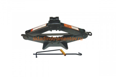 Домкрат ROCKFORCE механический ромб с резиновой накладкой 2т RF-113