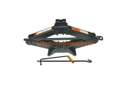 Домкрат ROCKFORCE механический ромб с резиновой накладкой 2т RF-113