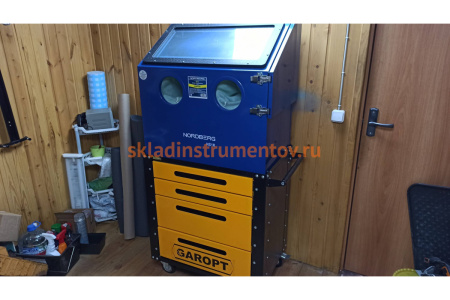 Пескоструйная настольная камера NORDBERG боковая загрузка, 110 л NS1K