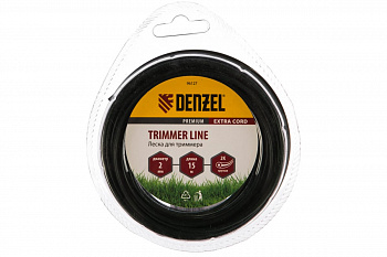 Леска двухкомпонентная EXTRA CORD (15 м; круг; 2 мм) для триммера DENZEL 96127