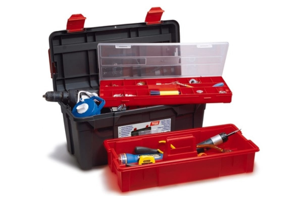 Ящик для инструментов с глубоким лотком + органайзер 58х28.5х29см №36 Tayg TAY-136009