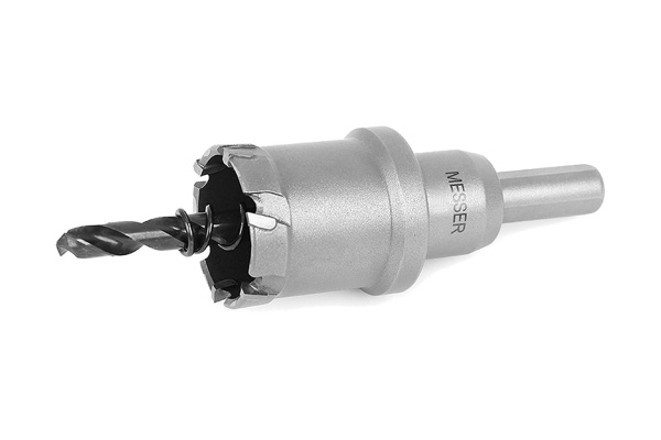 Коронка ТСТ с центрирующим сверлом и толкающей пружиной (19х25 мм) MESSER 20-25-019