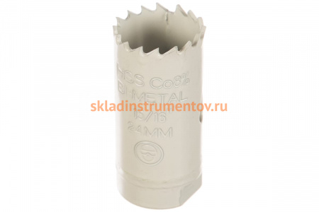 Коронка биметаллическая HSS Co 8% (24 мм) RUKO 126024