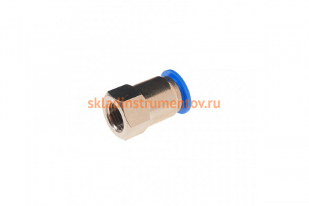 Фитинг для пластиковых трубок (12 мм; 1/4F) ROCKFORCE RF-SPCF12-02