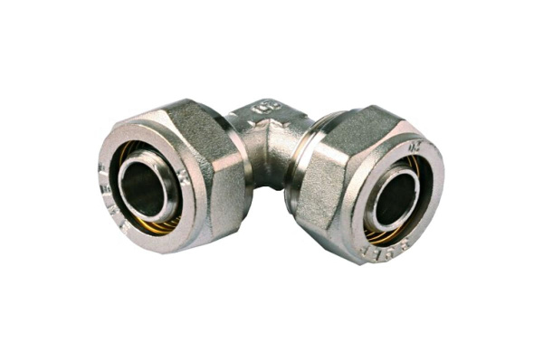 Уголок соединительный (16х16 мм; 2 мм; цанга-цанга) для трубопровода Зубр 51408-16