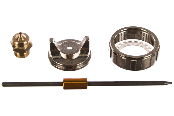 Ремкомплект 4 предмета (сопло 1.8 мм; игла; форсунка; зажим сопла) для краскораспылителя MATRIX 57384