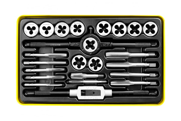 Набор метчиков и плашек STAYER MASTER 24 предмета 28020-H24