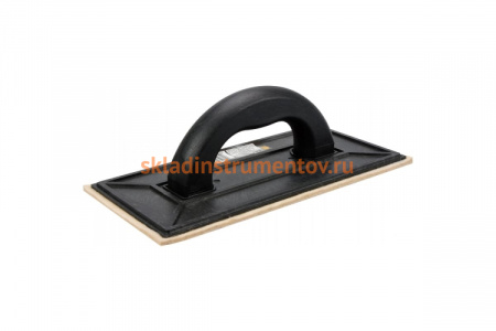 Штукатурная терка VOREL 140х280мм с войлочным покрытием пластмассовая 6510
