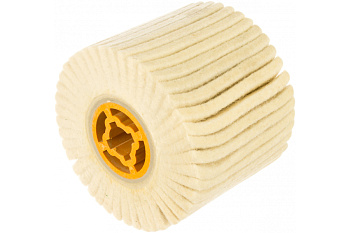 Барабан полировальный фетровый (120х100 мм; посадка 19 мм) MESSER 11-57-017