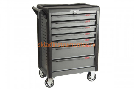 Тележка инструментальная (7 секций, серая, на колесах) JTC 5021C