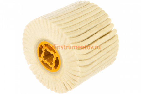 Барабан полировальный фетровый (120х100 мм; посадка 19 мм) MESSER 11-57-017