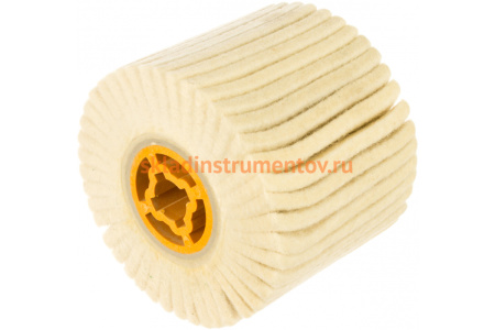 Барабан полировальный фетровый (120х100 мм; посадка 19 мм) MESSER 11-57-017