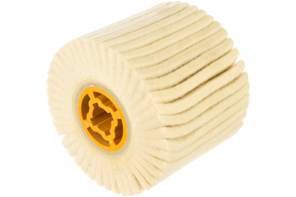 Барабан полировальный фетровый (120х100 мм; посадка 19 мм) MESSER 11-57-017