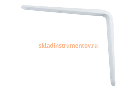 Стальной кронштейн СИБРТЕХ 250х300 мм белый 94034