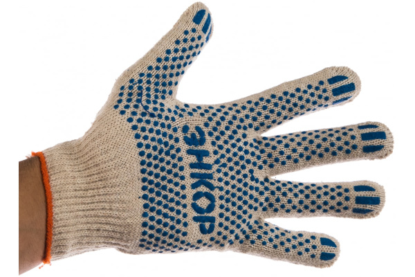 Перчатки х/б с ПВХ повышенной прочности Энкор 56103