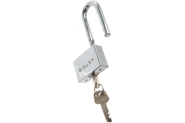 Навесной замок 60 мм ЗУБР МАСТЕР 3710-60-1