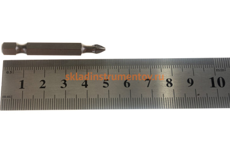 Биты "МАСТЕР" кованые 2 шт. (50 мм; PH1; хвостовик E 1/4") Зубр 26001-1-50-2