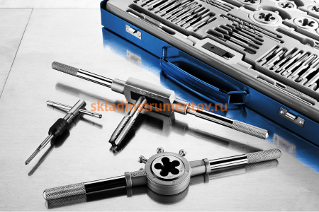 Набор метчиков и плашек Зубр ПРОФЕССИОНАЛ сталь Р6М5, 32 предмета 28110-H32