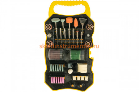 Набор мини-насадок в пластиковом кейсе (82 предмета) для гравировальных машин Stayer 29901-H82