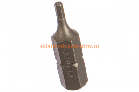 Вставка-бита 1/4"DR шестигранная, H2, 25 мм Ombra 514220