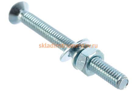 Винт ЗУБР DIN965 в комплекте с гайкой DIN934 15 шт. 303456-04-040