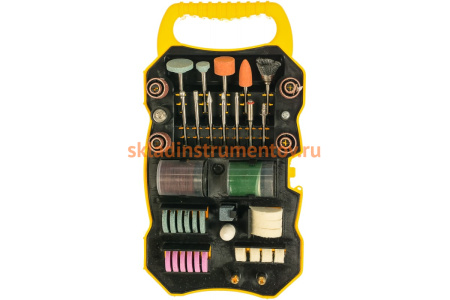 Набор мини-насадок в пластиковом кейсе (82 предмета) для гравировальных машин Stayer 29901-H82