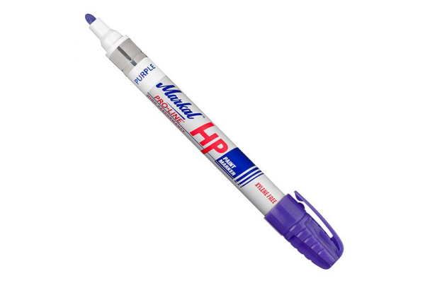 Маркер для замасленных поверхностей Markal Pro-Line HP, 3 мм, фиолетовый 96974